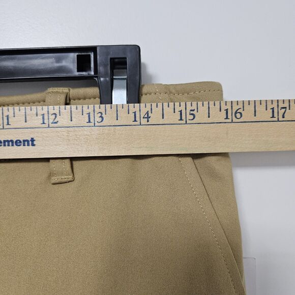 NWT Zelos Hybrid Pants Men's 32x32 Tan Straight Leg Flat Front Lightweight - Picture 8 of 11